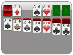 Play 1 Card (1 Pass) Solitaire