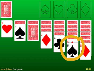 drag card opposite