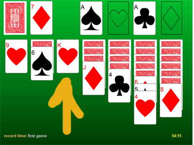 empty card stack