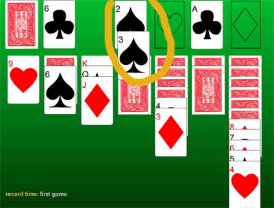 card suit stacks